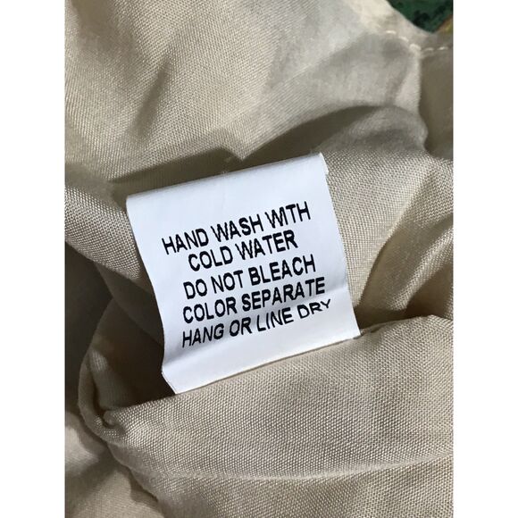 Honey Belle Wrap Midi Dress L Cream Orange - Picture 5 of 10